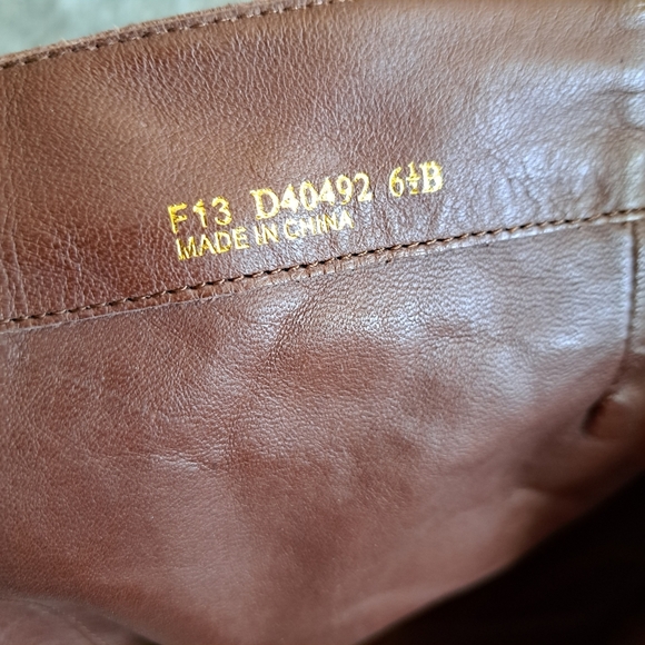 Cole Haan | Chocolate brown sued & heeled leather boots - Picture 10 of 14